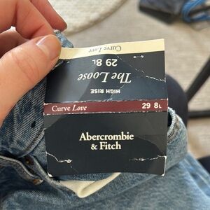 Abercrombie & Fitch High Rise Jeans - Blue